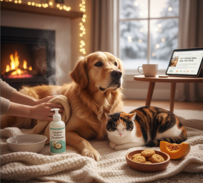 DIY Winter Spa Day for Pets: Relaxing Home Grooming & Treat Ideas