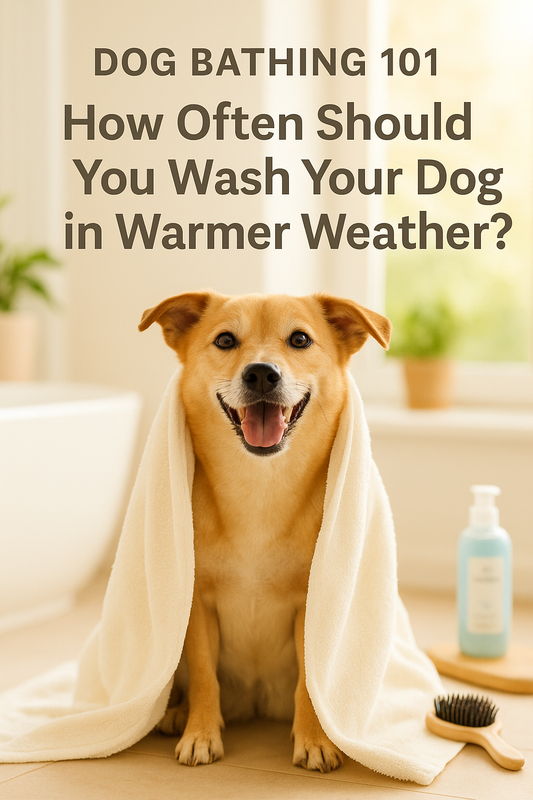Dog Bathing 101: How Often Should You Wash Your Dog in Warmer Weather?