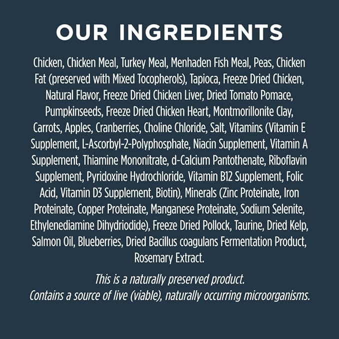 Instinct Raw Boost, Natural Dry Cat Food with Freeze Dried Pieces, High Protein, Grain Free Recipe - Real Chicken, 5 lb. Bag