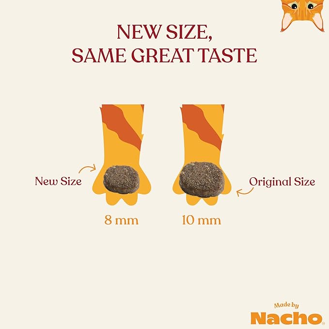 Made by Nacho Dry Cat Kibble 11lb Bag, High Protein and Grain-Friendly Premium Cat Food, Cage-Free Chicken & Pumpkin Recipe, Infused with Bone Broth for Hydration, Limited Ingredients, Single Bag
