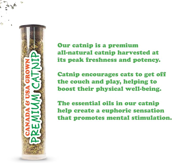 Meowijuana Refillable Cat Toys | Get Bubbly - Tropical Fish Catnip Toys | Includes Potent Hand Harvested Catnip Grown in North America | Promotes Play and Cat Health
