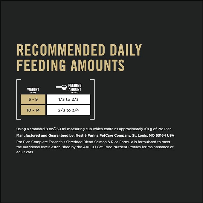 Purina Pro Plan High Protein Cat Food With Probiotics for Cats, Salmon and Rice Formula - 3.5 lb. Bag