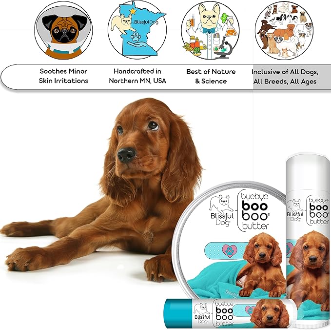The Blissful Dog Irish Setter Boo Boo Butter, 0.50 Ounce