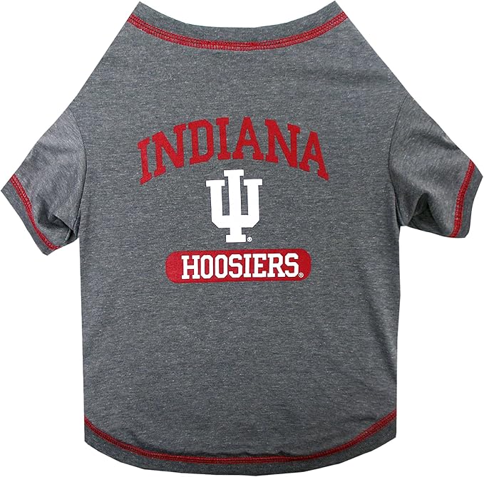 Pets First NCAA Indiana Hoosiers Dog T-Shirt, Medium