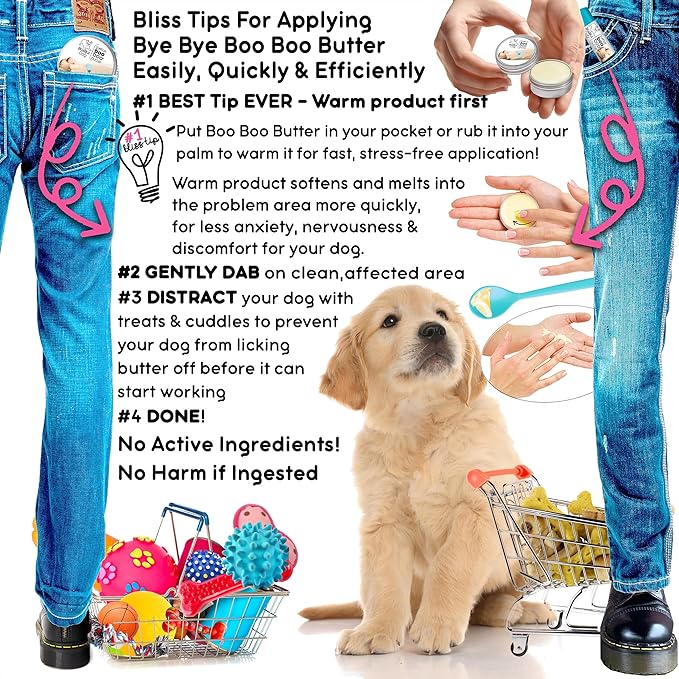 The Blissful Dog Bearded Collie Boo Boo Butter, 0.50 Ounce