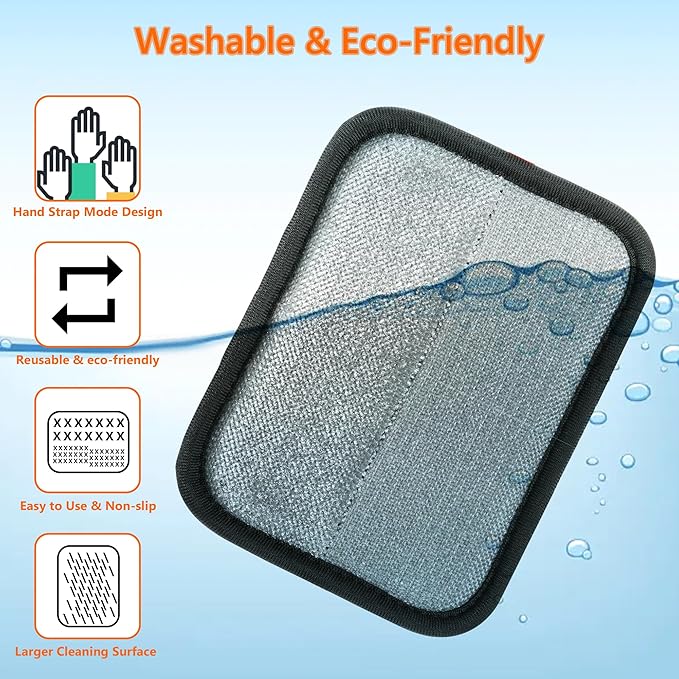 Pet Hair Removal Glove,Static Electricity Grooming Mitt Tool for Dogs & Cats - Remove Fur from Pets, Furniture, Car Seats