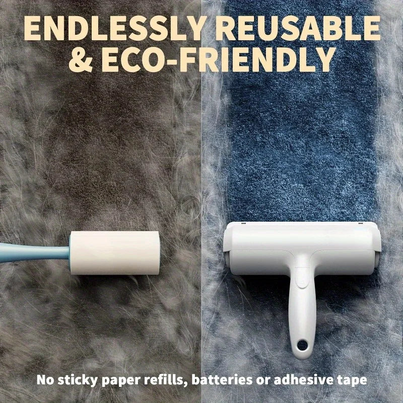 Reusable Pet Hair Remover Roller – Dog & Cat Fur Cleaner for Clothes & Sofa