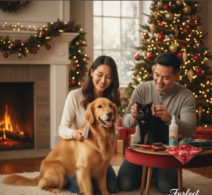 Holiday Grooming Checklist: Get Your Dog & Cat Photo-Ready for Winter Gatherings
