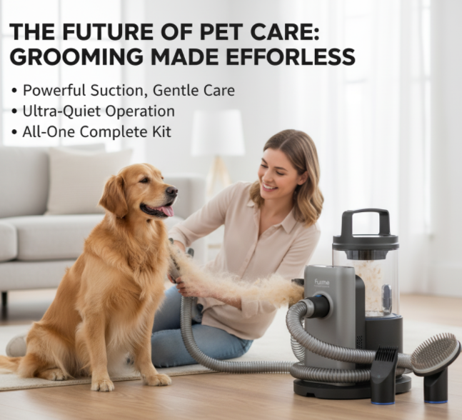 The Future of Pet Care: How a Grooming Vacuum Kit Makes Home Grooming Effortless