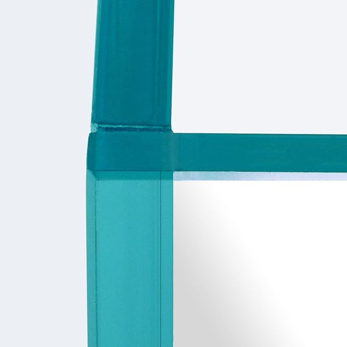 Ultra Clear Rimless Low Iron Glass Cubic Aquarium Tank (9.6Gal W17.72×D10.63×H11.81 inch(45x27x30cm)) 6mm Thickness Include Black Leveling Mat