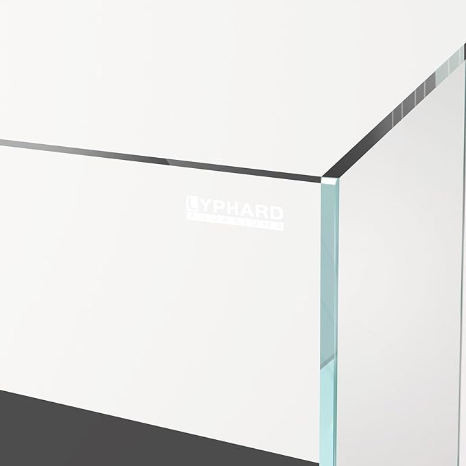 33 Gallon Cube Rimless Aquarium, Ultra Clear Low Iron Large Fish Tank, L19.7×W19.7×H19.7 Glass Thickness 8mm with EVA Foam Leveling Mat