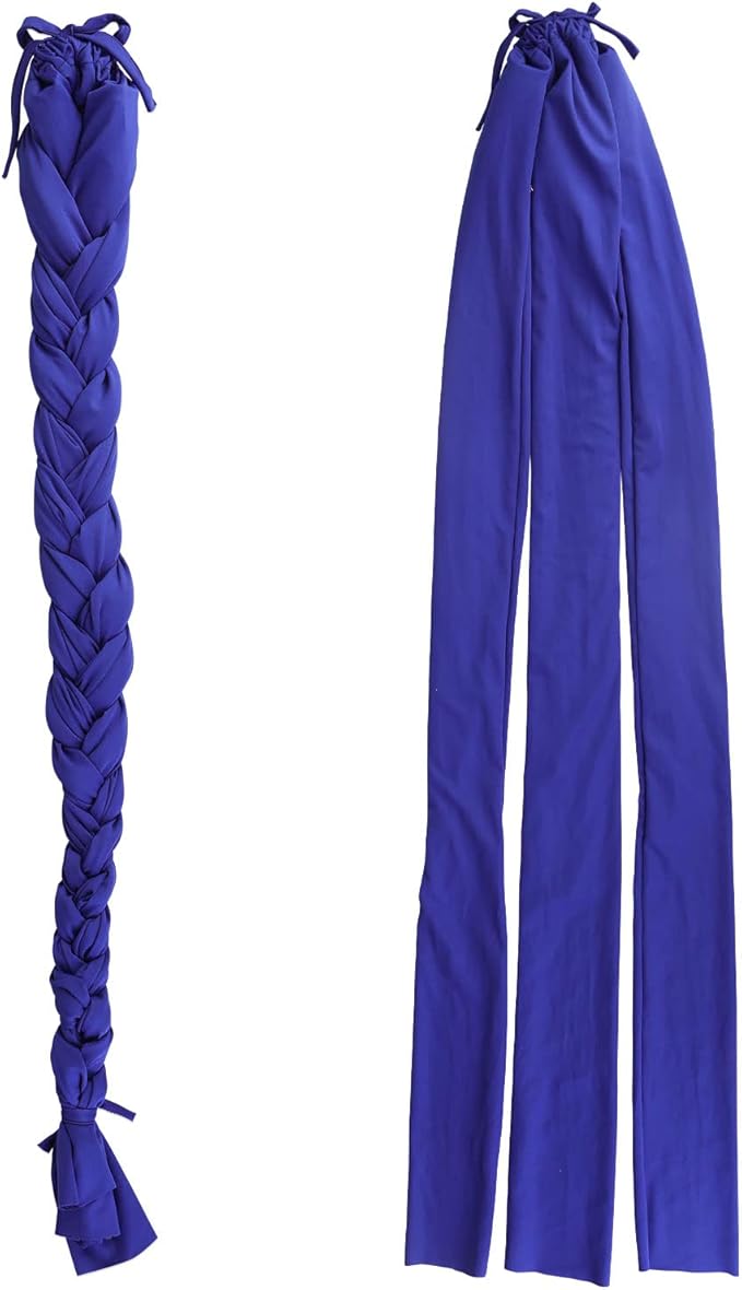 Harrison Howard 3 Tube Stretchy Fabrics Adjustable Closure Lightweight Horse Tail Bag for Horses Braid-in Tail Bag