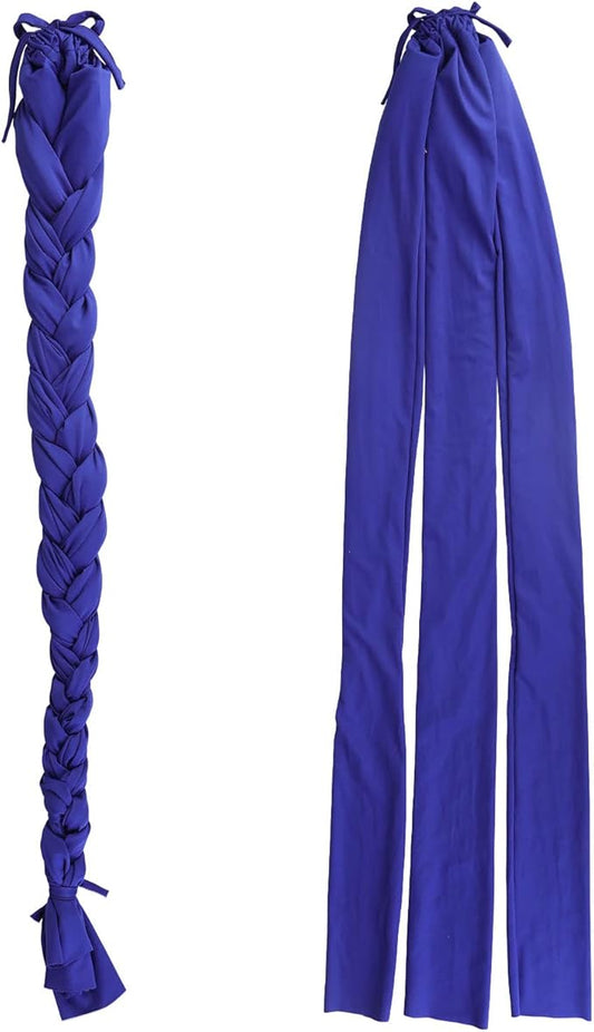 Harrison Howard 3 Tube Stretchy Fabrics Adjustable Closure Lightweight Horse Tail Bag for Horses Braid-in Tail Bag
