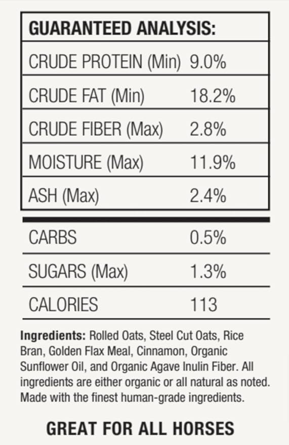 Horse Treats, Blonde Bits of Health, Low Carb/Sugar, A Softer Cookie, Wheat, Corn, Soy & Alfalfa Free, Made with Cinnamon & Agave, All Natural Ingredients, 2.5 lb