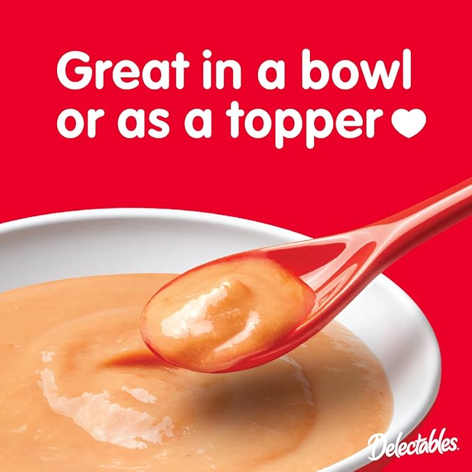 Hartz Delectables Bisque Lickable Cat Treats, Tuna & Salmon, 12 Count