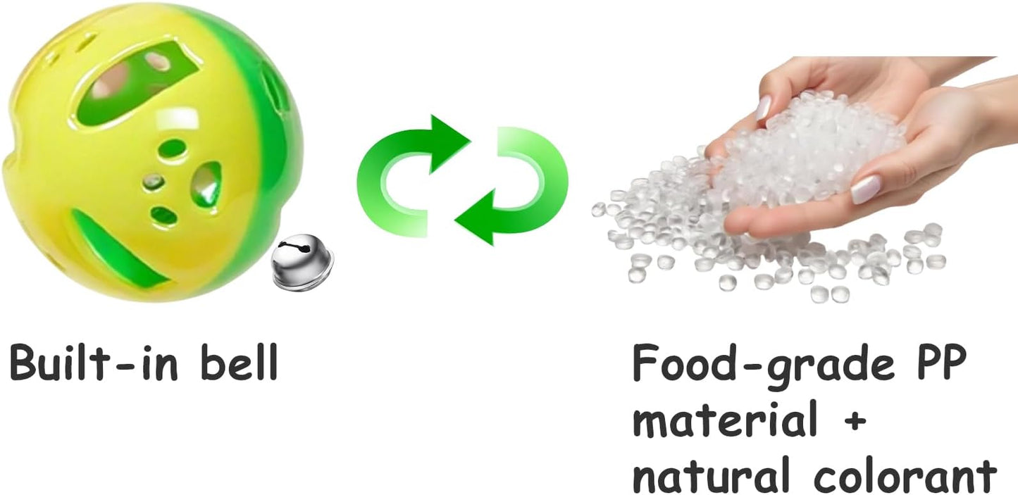 6-Pack Cat Toys for Kittens and Indoor Cats, Loving Every Minute (1.5'', Basic Cat Toy Set)