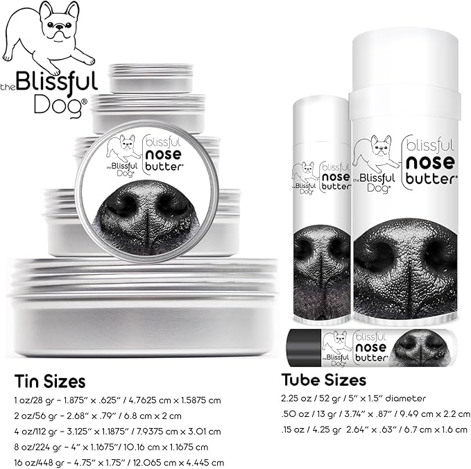 The Blissful Dog Staffordshire Pitbul Terrier Unscented Nose Butter, 16oz