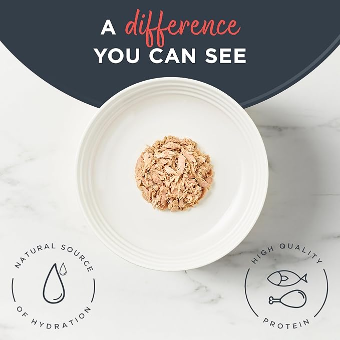 Reveal Natural Wet Cat Food, 12 Count, Grain Free, Limited Ingredient Canned Food for Cats, Tuna Fillet with Crab in Broth, 5.5 oz Cans