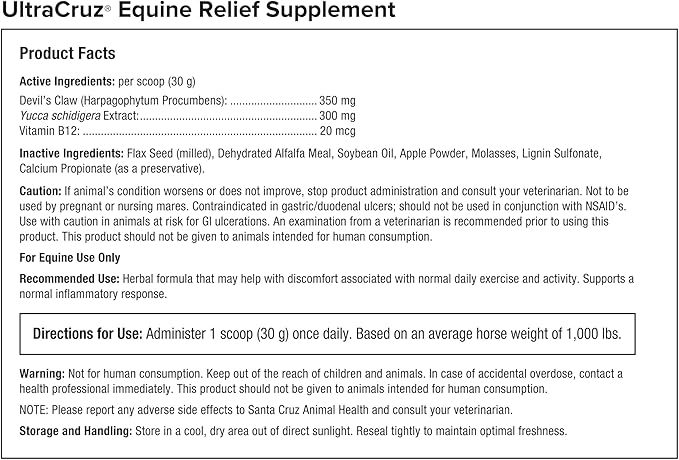 UltraCruz® Equine Relief Supplement, 10 lb