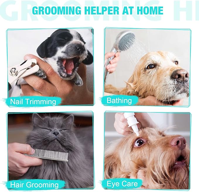 Dog Grooming Hammock - Pet Harness for Grooming Nail Trimming (XXL 120lb), Dog Sling for Nail Clipping, Dog Hanging Holder for Cutting Nail with Nail Clippers