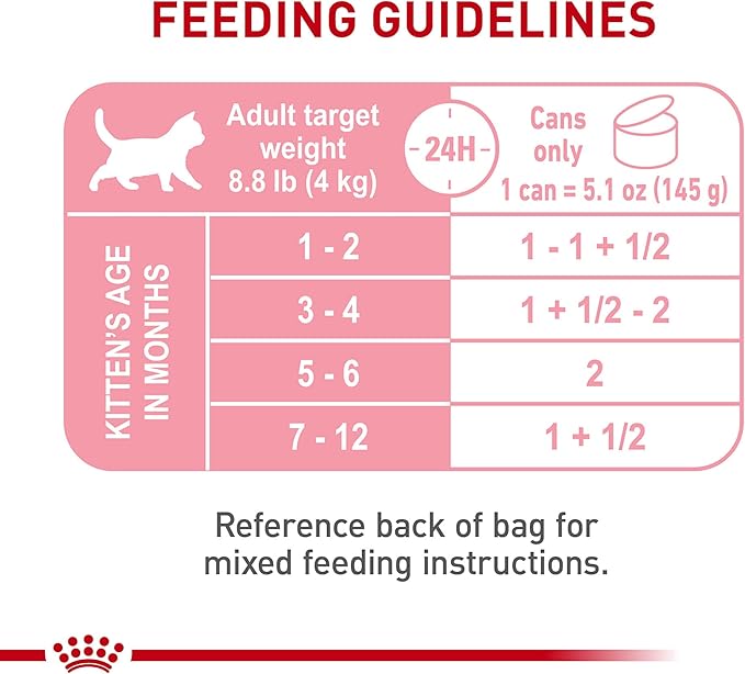 Royal Canin Feline Health Nutrition Kitten Loaf in Sauce Canned Cat Food, 5.1 oz can (24-count)