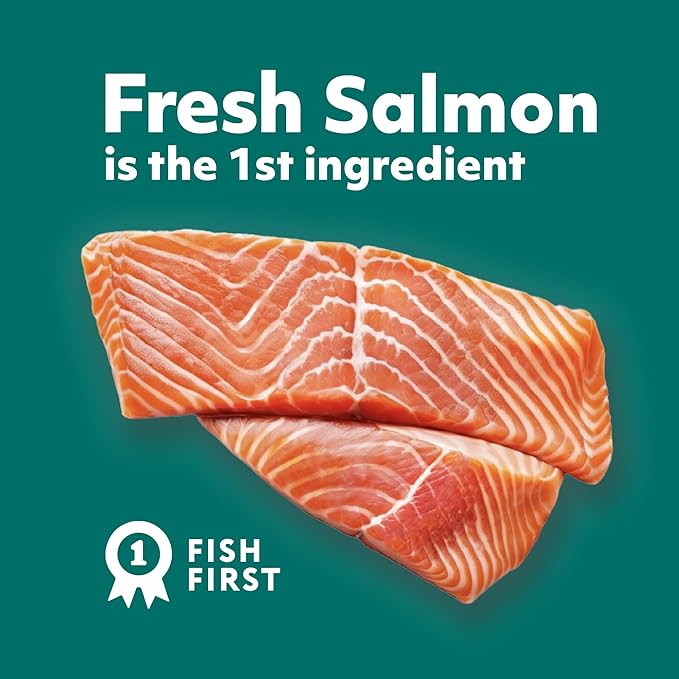 Optimeal Grain-Free Wet Cat Food – Shrimp & Salmon Recipe, High Protein & Moisture Rich Indoor Adult Cats Food, Tender Morsels in Savory Gravy Natural Ingredients - 3 oz Pouches, 12 Pack