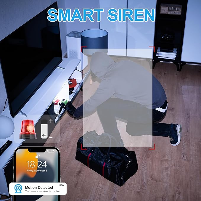 Indoor Camera, Cameras for Home Security,Home Cameras Indoor for Baby&Pet Monitoring,Night Vision,Smart Motion Tracking, Pan360° & Tilt 180°, 3MP Wi-Fi Two-Way Audio （Pink