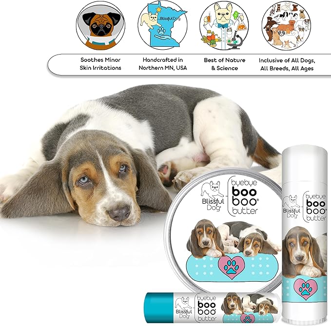 The Blissful Dog Basset Hound Boo Boo Butter, 16oz
