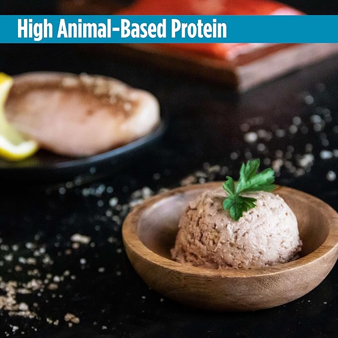 Nulo Salmon & Mackerel Recipe Pate Wet Canned Cat Food, 5.5 Ounce (Pack of 24)