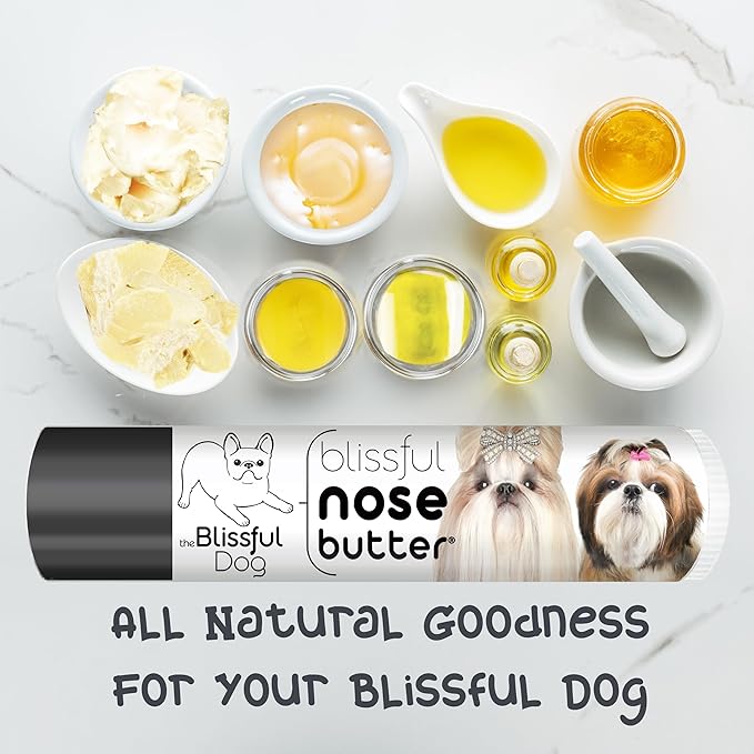 The Blissful Dog Shih Tzu Unscented Nose Butter, 0.15-Ounce
