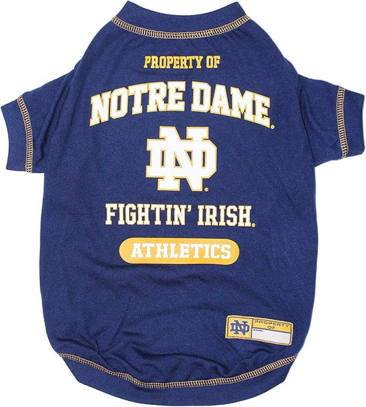 Pets First NCAA College Notre Dame Fighting Irish Mesh Jersey for Dogs & Cats, Small.Licensed Dog Jersey with Your Favorite Football/Basketball College Team