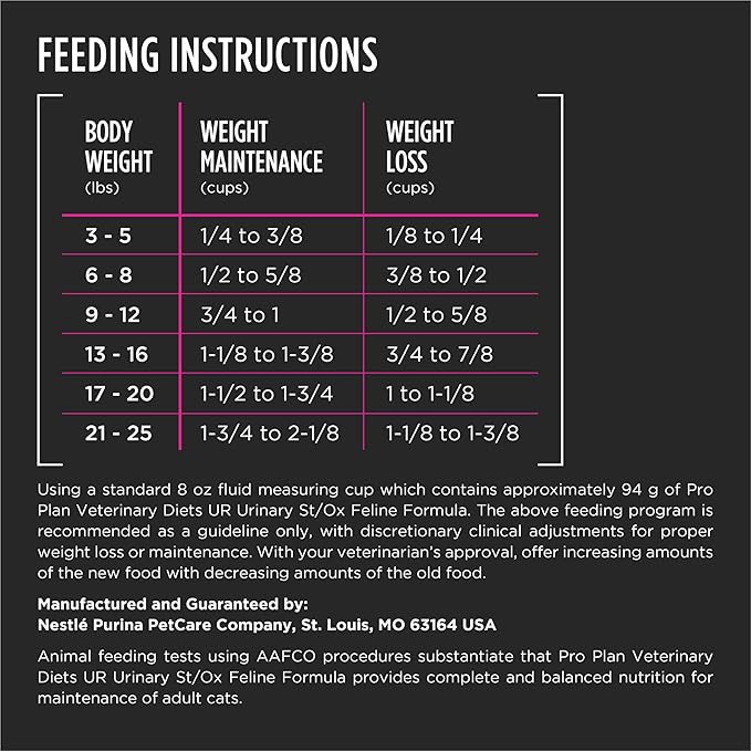 Pro Plan Veterinary Diets Purina UR Urinary St/Ox Feline Formula Dry Cat Food - 16 lb. Bag