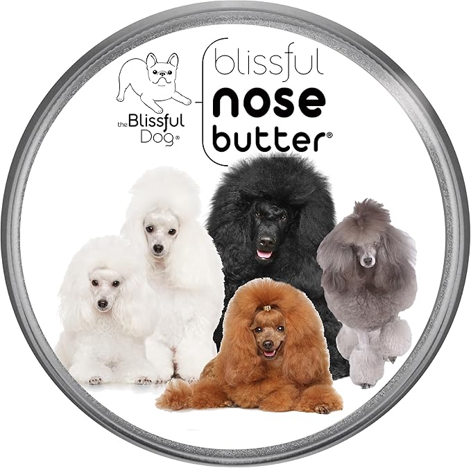 The Blissful Dog Poodle Unscented Nose Butter - Dog Nose Butter, 8 Ounce