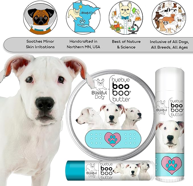 The Blissful Dog Dogo Argentino Boo Boo Butter, 1-Ounce