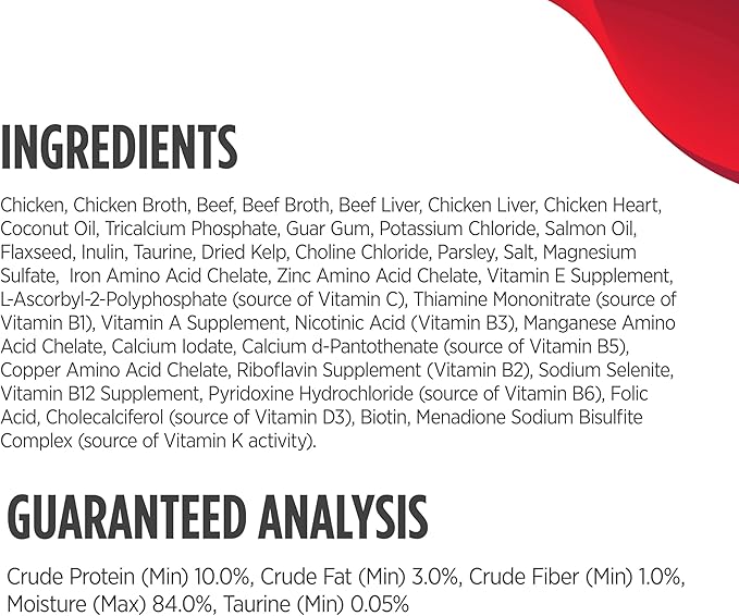 Nulo Real Shreds with Organ Meat Wet Canned Cat Food, Chicken & Beef, 6.0 Ounce, 8 Cans