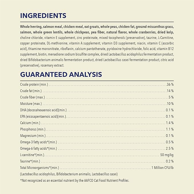 ACANA Indoor Entrée Fish Recipe Dry Cat Food 4lb Bag