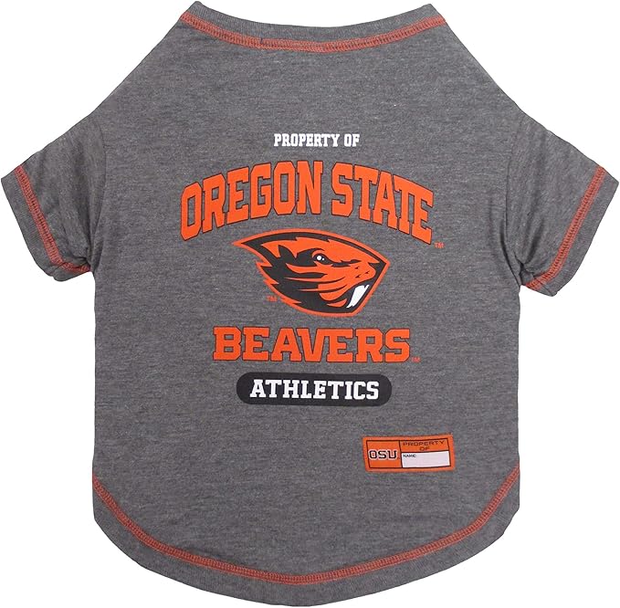 Pets First Collegiate Oregon State Beavers Dog T-Shirt, X-Large. - Licensed Shirt for Pets Team Colored with Team Logos.- Premium Stretchable Materials for The Comfrot of Your Dog & Cat.