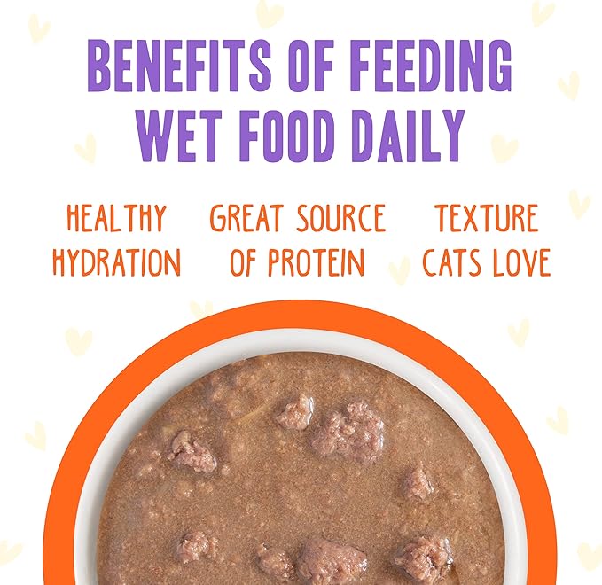 Weruva B.F.F. OMG - Best Feline Friend Oh My Gravy!, Yippy Ki Yay Yellows! Variety Pack, 2.8oz Pouch (Pack of 12)