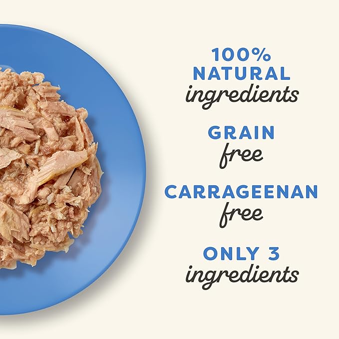 Applaws Natural Wet Cat Food in Broth, Limited Ingredient Wet Cat Food Pouches, No Additives, Made with Natural Ingredients, Tuna Fillet with Crab in Broth (12 x 5.3oz Pouches)