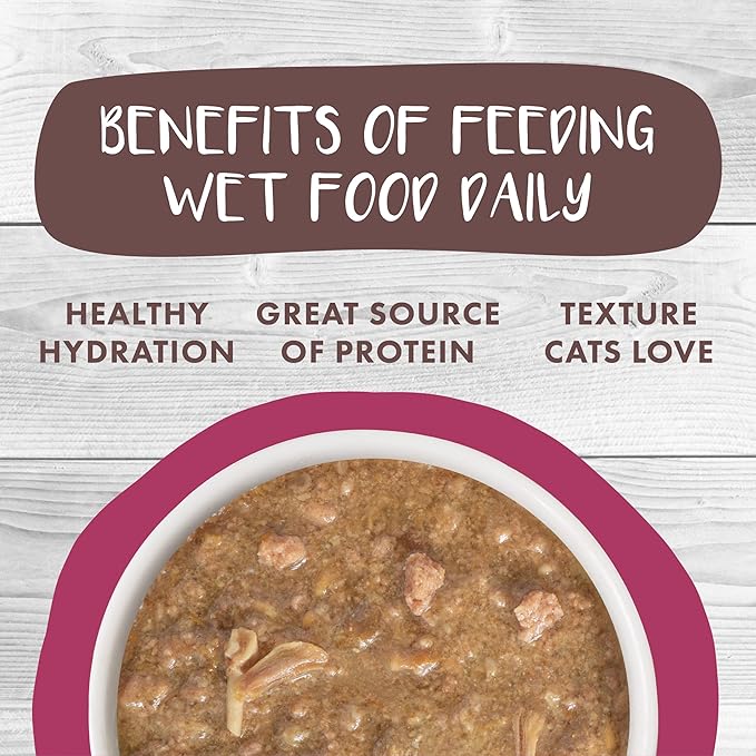 Weruva Classic Cat Stews!, Stewlander with Duck & Salmon in Gravy, 5.5oz Can (Pack of 8)