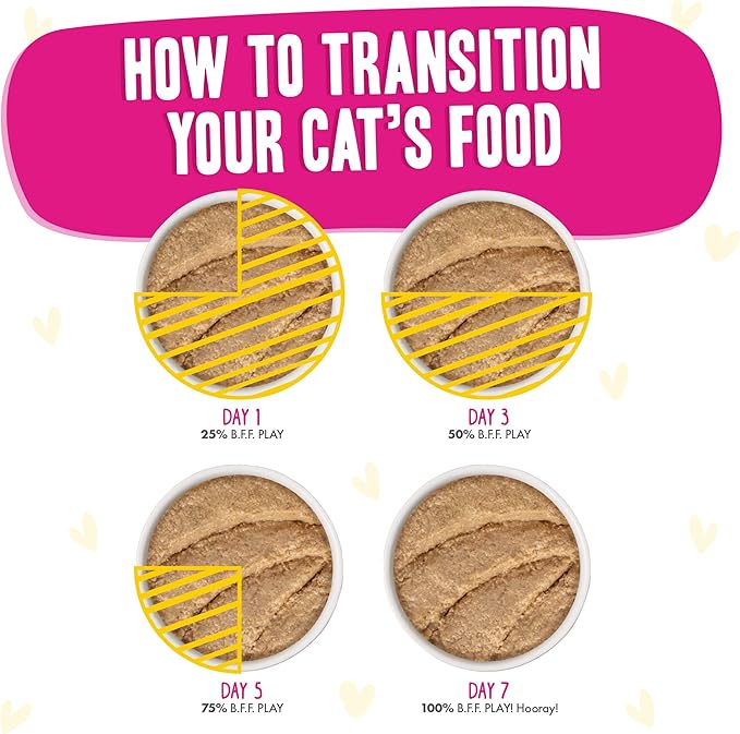 Weruva B.F.F. Play - Best Feline Friend Paté Lovers, Aw Yeah!, Chicken, Duck & Turkey Take a Chance with Chicken, Duck & Turkey, 5.5oz Can (Pack of 8)