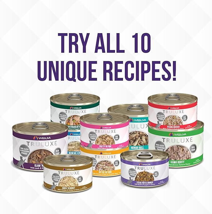 Weruva Truluxe Cat Food, Kawa Booty with Kawakawa Tuna in Gravy, 3Oz Can (Pack of 24)