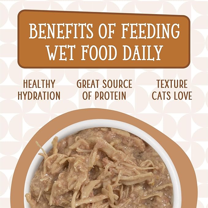 Weruva Cats in The Kitchen, Fowl Ball with Chicken & Turkey Au Jus Cat Food, 3.2oz Can (Pack of 24)