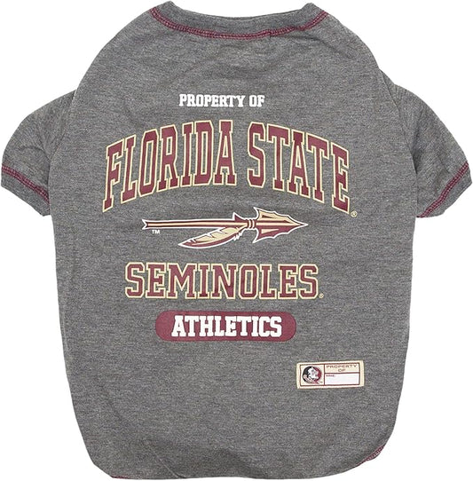 Pets First Collegiate Florida State Seminoles Dog T-Shirt, X-Large. - Licensed Shirt for Pets Team Colored with Team Logos.- Premium Stretchable Materials for The Comfrot of Your Dog & Cat.