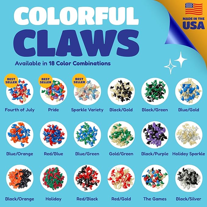 Soft Claws Cat Nail Caps for Medium Cats – (40 Caps, Pride) - Made in USA - Veterinarian-Developed | Protects Furniture & Skin - Easy to Apply, Long-Lasting Anti-Scratch Soft Cat Claw Covers
