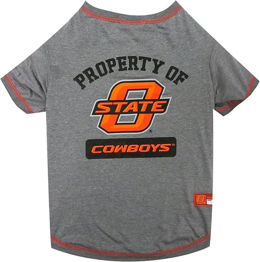 Pets First Collegiate Oklahoma State Cowboys Dog T-Shirt, X-Large. - Licensed Shirt for Pets Team Colored with Team Logos.- Premium Stretchable Materials for The Comfrot of Your Dog & Cat.