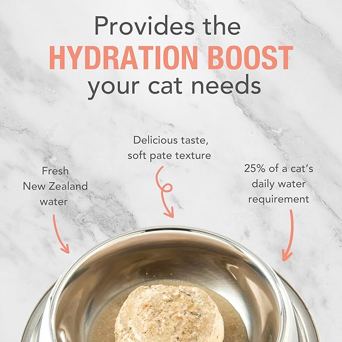 Feline Natural New Zealand Canned Catfood Wet Food, High-Meat, Low-Carb, & Grain Free Cat Food Wet, Lamb & Salmon Feast, 6 oz, Pack of 12