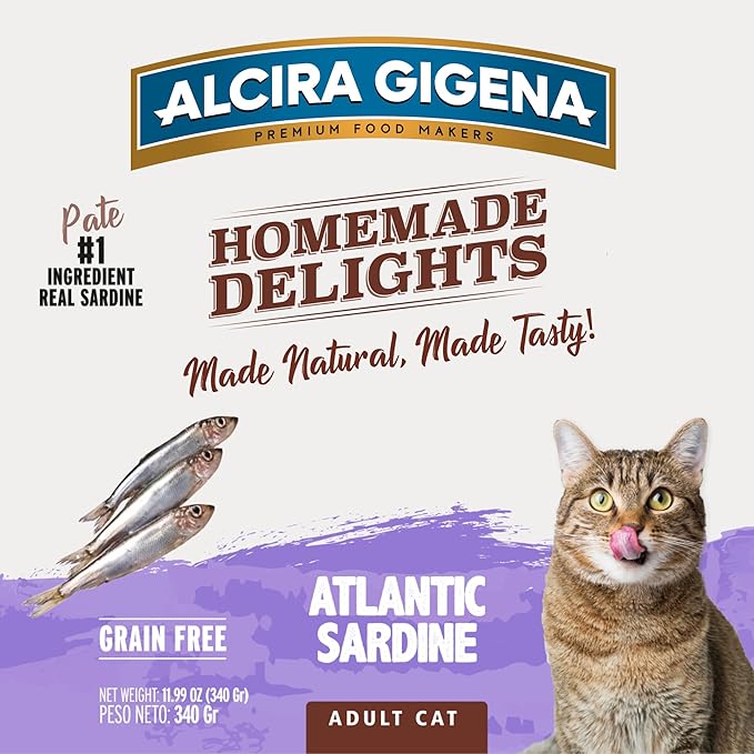 Wet Cat Food (Atlantic Sardine) - (Pack of 12)