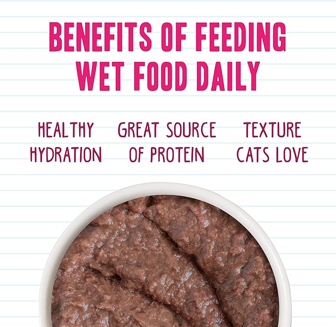 Weruva BFF Minced Natural Wet Cat Food, Tuna and Bonito Be Mine in Gelee, 3oz Can, Pack of 24