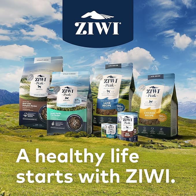 ZIWI Peak Air-Dried Cat Food – Mackerel & Lamb - All Natural, High Protein, Grain Free, Limited Ingredient w/ Superfoods (35.2oz)